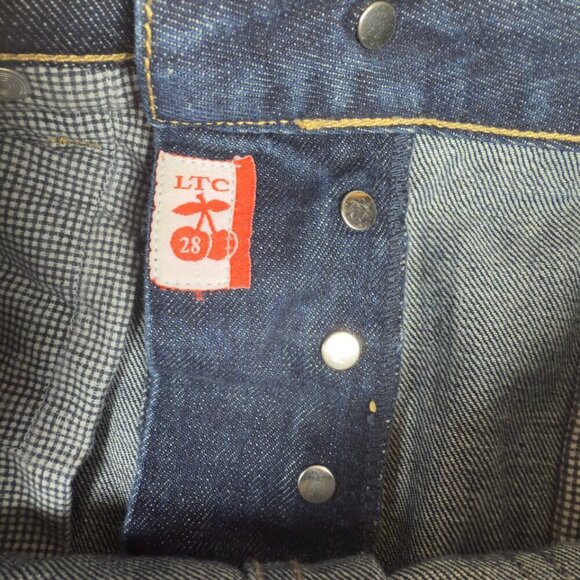 JAPAN RAGS No 17 - 611 Slim Straight Leg Classic Distressed Denim 28W 33L - Picture 5 of 7